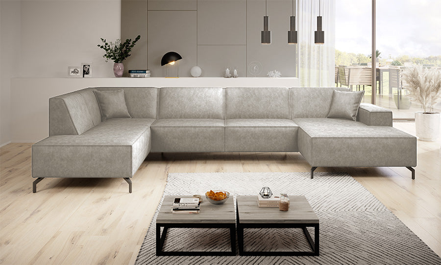 ARTE U - Canapé d'angle gauche en U beige
