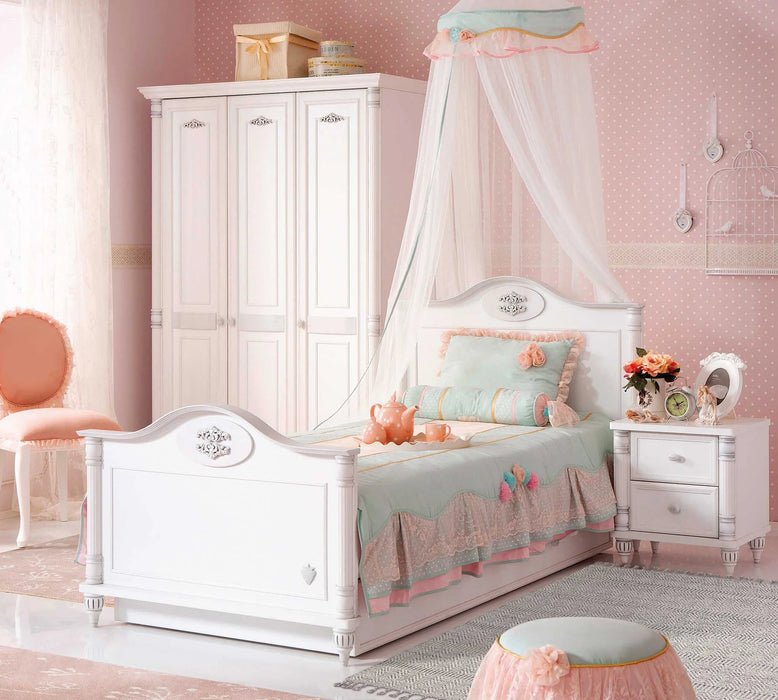 Lit coffre enfant - 100x200 / 120x200 - Lit romantique