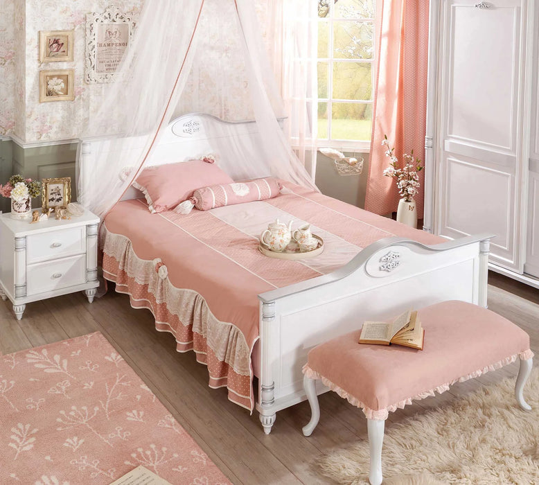 Lit coffre enfant - 100x200 / 120x200 - Lit romantique