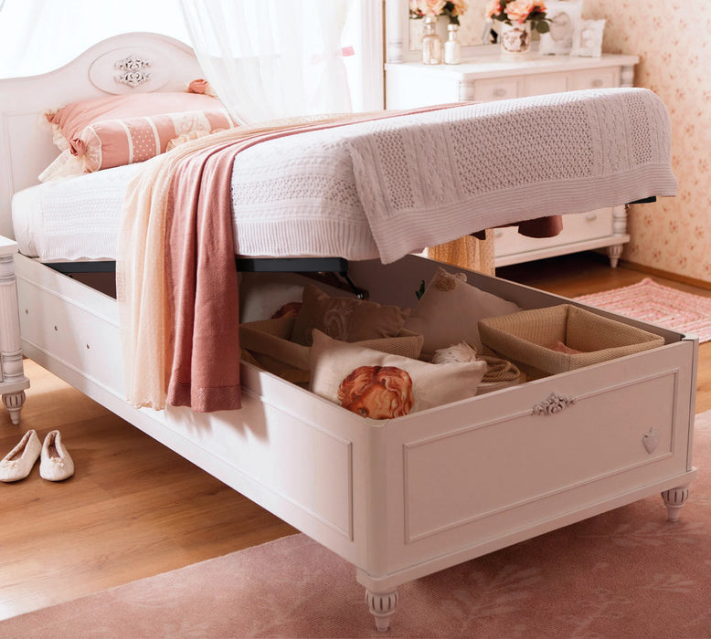 Lit coffre enfant - 100x200 / 120x200 - Lit romantique