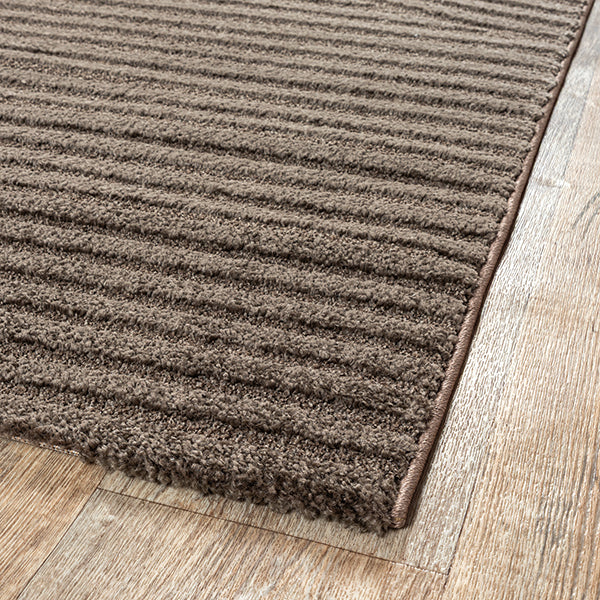 ELIO - Tapis ultra doux marron