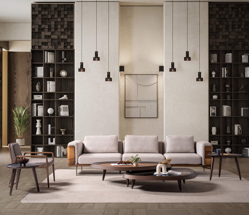SUPRA- Table basse noyer