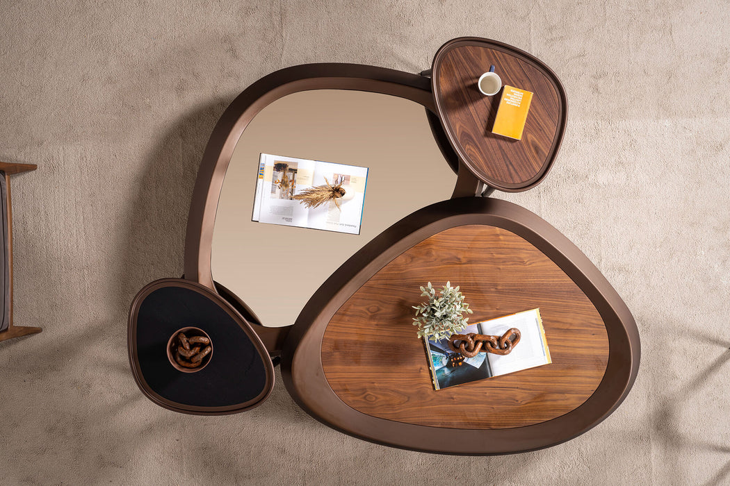 SUPRA- Table basse miroir