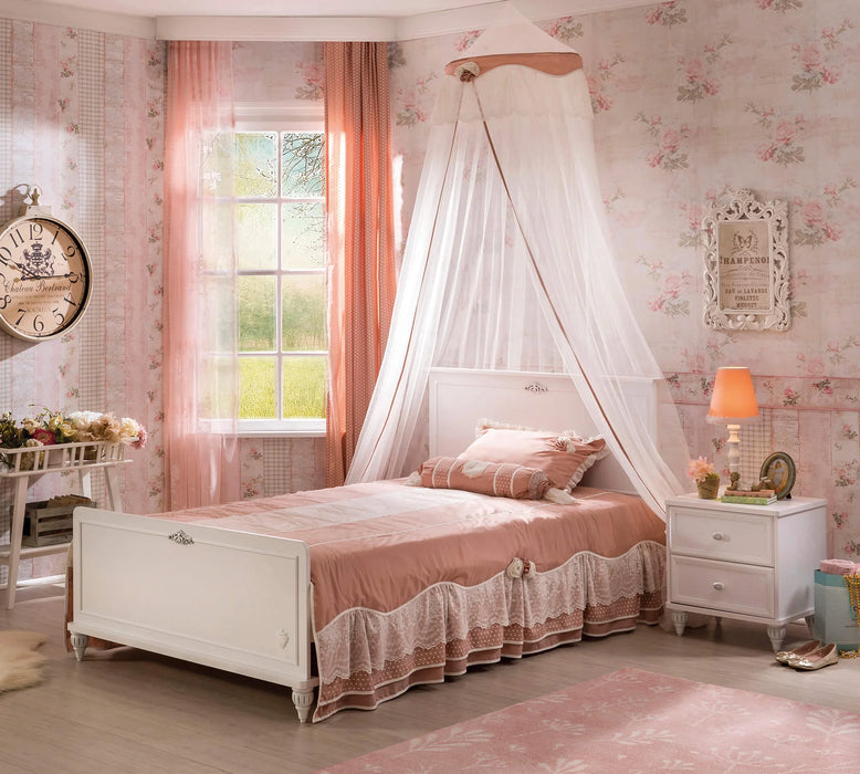 Lit coffre enfant - 100x200 / 120x200 - Lit romantique