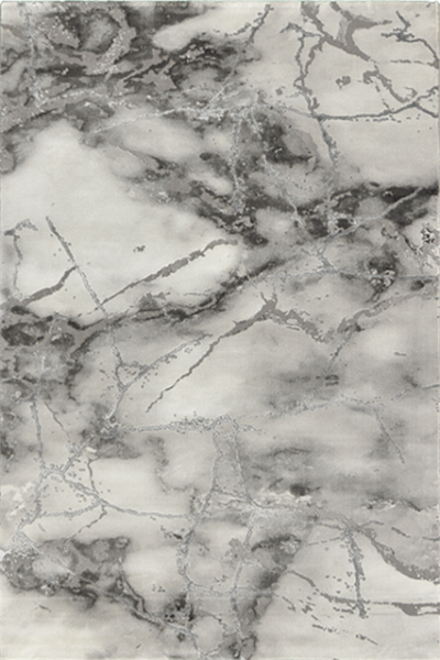 CRAFT - Tapis gris à motif marbre